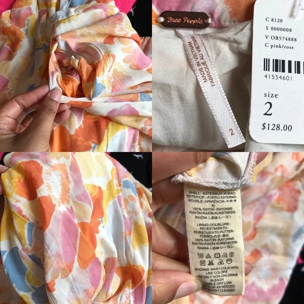 Free People Maxi Skirt Size 2 Floral Print